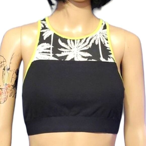 VS PINK Crop Palm Tree Sports Bra 🌴 - Picture 2 of 8